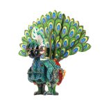 MierEdu Hangot adó 3D állatos puzzle, Páva