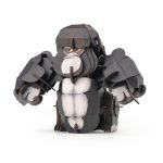 MierEdu Hangot adó 3D állatos puzzle, Gorilla