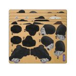 MierEdu Hangot adó 3D állatos puzzle, Gorilla