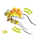 MierEdu Hangot adó 3D állatos puzzle, Stegosaurus