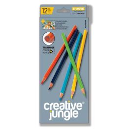  Creative Jungle 12 darabos háromszögletű színes ceruza készlet