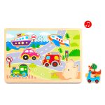 Tooky Toy - Hangot adó formakirakó - Járművek