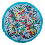 Tookyland - 3 az 1-ben színezhető játszószőnyeg - Városok