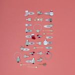 Karácsonyi zokni és csillag csatok – 4 db-os szett