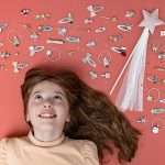 Karácsonyi zokni és csillag csatok – 4 db-os szett