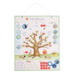 Moulin Roty - Kiskertem - Évszakok - Mágneses naptár