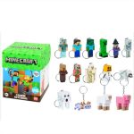 Minecraft meglepetés figura kulcstartó, 13 cm, 2. sorozat