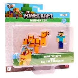   Minecraft 3D játékfigura felhúzható állattal több féle 2. sorozat
