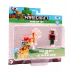 Minecraft 3D játékfigura felhúzható állattal több féle 2. sorozat