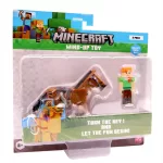 Minecraft 3D játékfigura felhúzható állattal több féle 2. sorozat