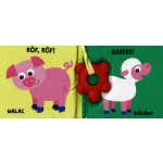 Textilkönyv rágókával - Állatok