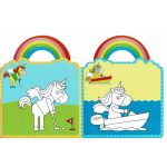 Unikornisok - Színezd ki és ragaszd be matricákkal 1.