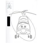 Színező matricákkal - Járművek