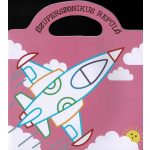 Táskás kifestő matricákkal - Hajók és repülők