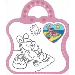 Füles kifestő matricákkal - 1. Bicikli