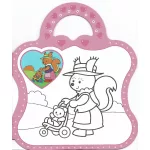 Füles kifestő matricákkal - 1. Bicikli