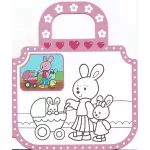 Füles kifestő matricákkal - 3. Babakocsi