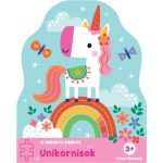 12 darabos kirakós - Unikornisok