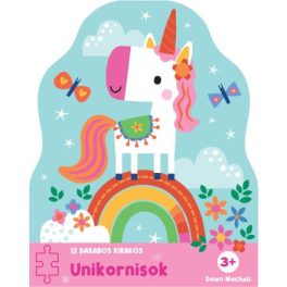 12 darabos kirakós - Unikornisok
