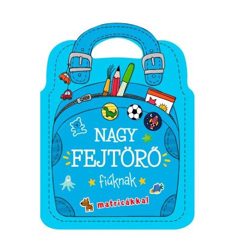 Nagy fejtörő - fiúknak matricákkal