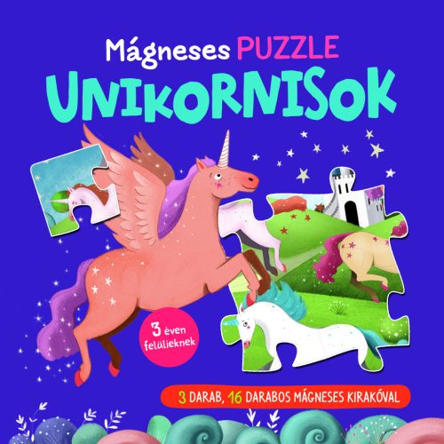 Mágneses puzzle - Unikornisok