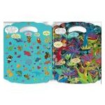 Színes foglalkoztatófüzet dinoszauruszokkal