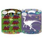 Színes foglalkoztatófüzet dinoszauruszokkal