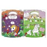 Színes foglalkoztatófüzet unikornisokkal