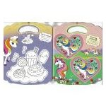 Színes foglalkoztatófüzet unikornisokkal