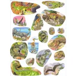 1000 dinó matricája - Fehér