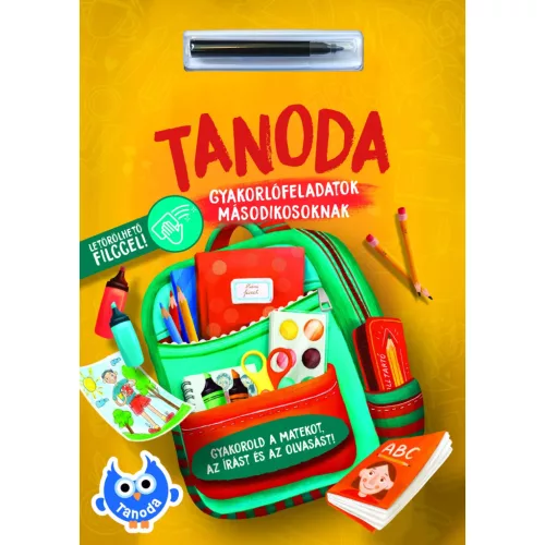 Tanoda letörölhető filccel - másodikosoknak