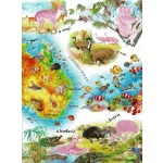 Állatok atlasza 80 matricával