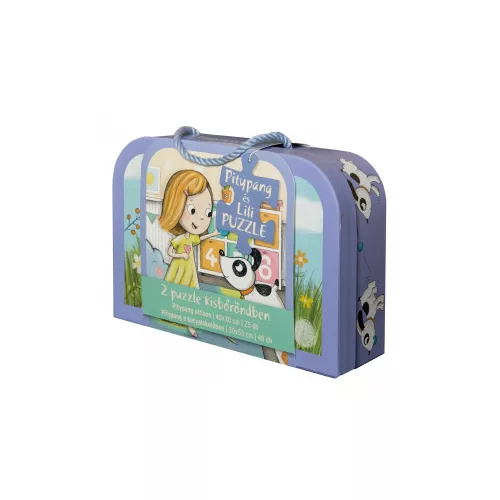 Pitypang és Lili - bőröndös puzzle