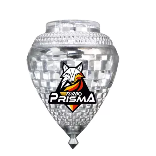 Peonza Turbo Prisma Ezüst