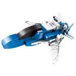 QMAN 1412 készségfejlesztő építőjáték - 6 az 1-ben Árész a szuper robot