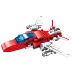 QMAN 1412 készségfejlesztő építőjáték - 6 az 1-ben Árész a szuper robot