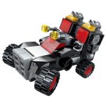 QMAN 1412 készségfejlesztő építőjáték - 6 az 1-ben Árész a szuper robot