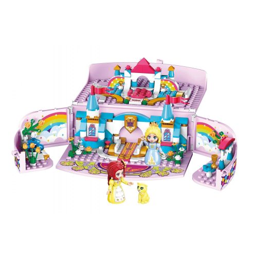 QMAN® LEGO-kompatibilis építőjáték - Leah hercegnő titkos kertté alakuló építőjáték doboza