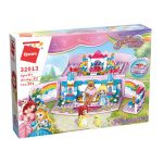 QMAN 32013 készségfejlesztő építőjáték - Leah hercegnő titkos kertté alakuló építőjáték doboza