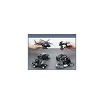 QMAN 41107 készségfejlesztő építőjáték - 6 az 1-ben SWAT Mecha harci robot