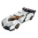 QMAN 42102 készségfejlesztő építőjáték - 3 az 1-ben Sportkocsi, Robor, Versenyautó