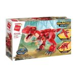 QMAN 42106 készségfejlesztő építőjáték - 3 az 1-ben Dinoszauruszok