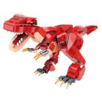 QMAN 42106 készségfejlesztő építőjáték - 3 az 1-ben Dinoszauruszok