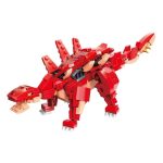 QMAN 42106 készségfejlesztő építőjáték - 3 az 1-ben Dinoszauruszok