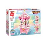 QMAN 42107 készségfejlesztő építőjáték - 3 az 1-ben Fantáziavilág