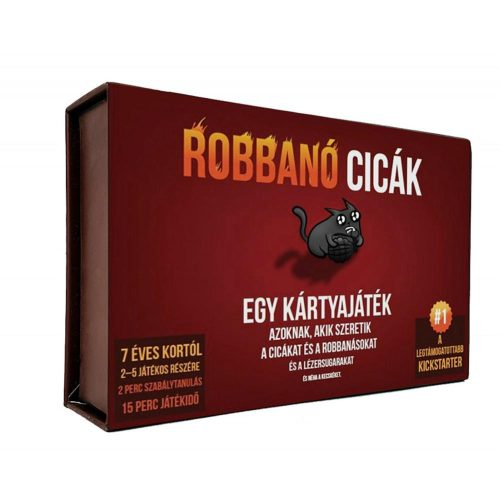 Robbanó cicák - Kártyajáték 