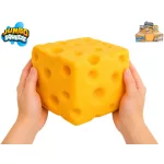 Óriás Squishy sajt nyújtható figura - 10 cm