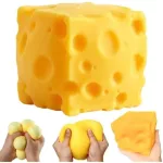 Óriás Squishy sajt nyújtható figura - 10 cm