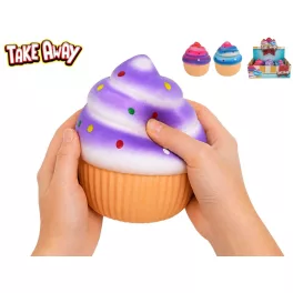 Óriás Squishy muffin nyújtható figura - 13 cm