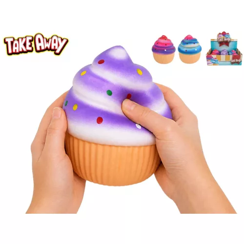 Óriás Squishy muffin nyújtható figura - 13 cm
